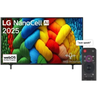 55 inch LG NanoCell AI NANO80 4K Smart TV AI Magic remote HDR10 webOS25 2025