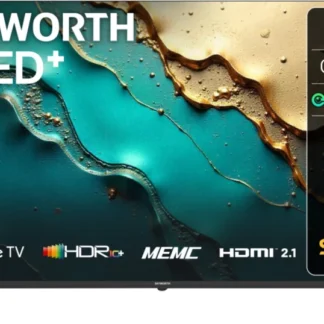 Skyworth 152.4 cm (60 inch) QLED Ultra HD (4K) Google Flat-Panel TV, Smart TV (60Q6600H)
